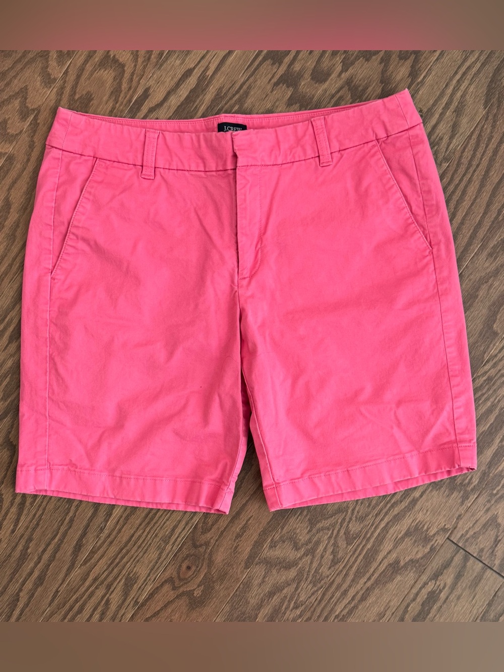 J. Crew Women's Bright Pink Chino Shorts